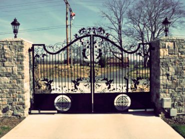 Residential-Custom-Iron-Swing-Gate----Advanced-Entry-Systems